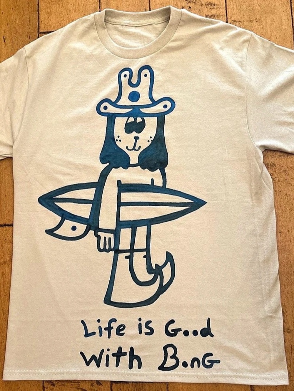 Rare Japan Surf T-Shirt Size M Vintage 90s Surf Skate Graphic Tee